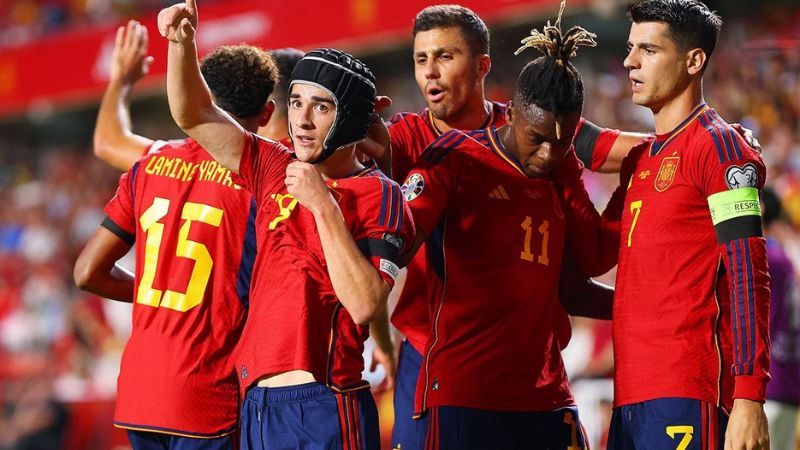 Đội bóng Tây ban Nha  Vòng loại EURO 2024 