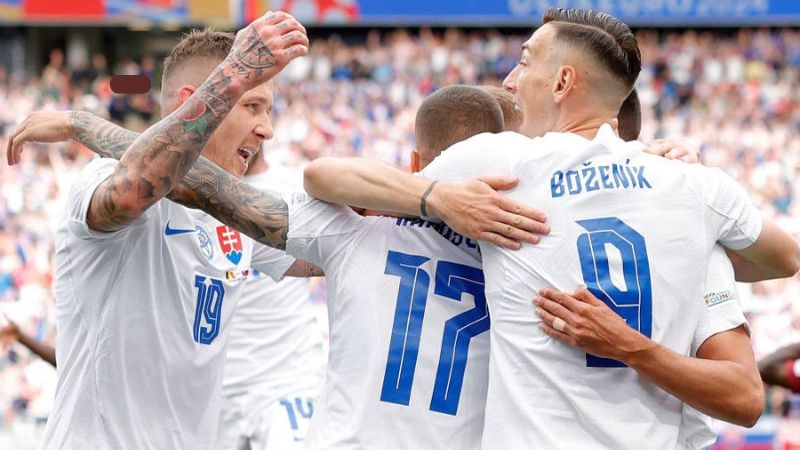 Đội tuyển Slovakia gây gây bất ngờ với chiến thắng 1-0 tại Bảng E Euro 2024