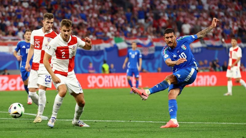 Diễn biến trận đấu đầy kịch tính giữa 2 đội tuyển Croatia và Italia tại Euro 2024