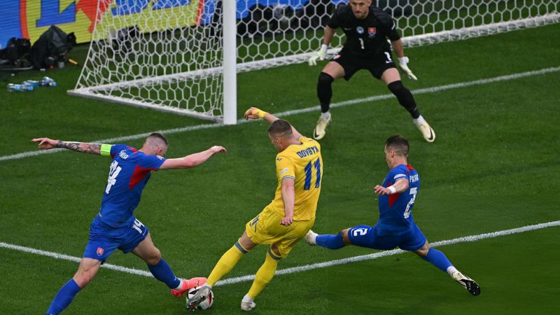 Tình hình thi đấu của Ukraine và Slovakia trước khi gặp nhau tại bảng E Euro 2024