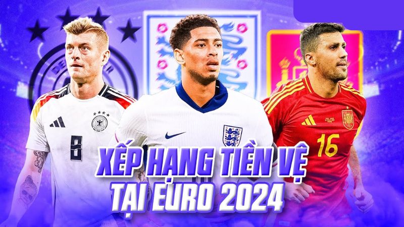 4 cầu thủ tiền vệ chất lượng nhất của mùa giải  Euro 2024