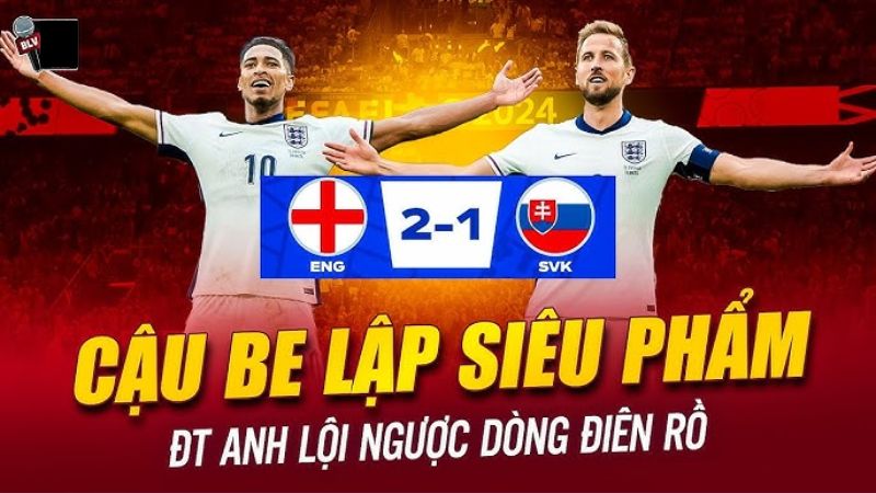 2 cầu thủ Harry Kane và Jude Bellingham lập chiến phẩm cho ĐT Anh