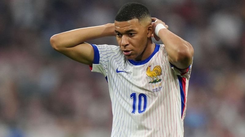 Những con số liên quan đến cầu thủ Mbappe đáng thất vọng tại Euro 2024