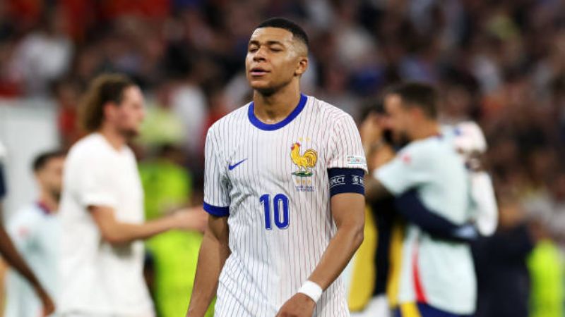 Phong độ tổng thể của Mbappe tại Euro 2024