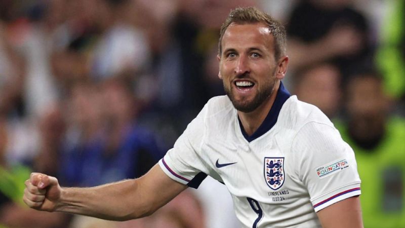 Harry Kane của đội tuyển Anh chính thức trở thành cầu thủ Top 1 mọi thời đại tại Euro
