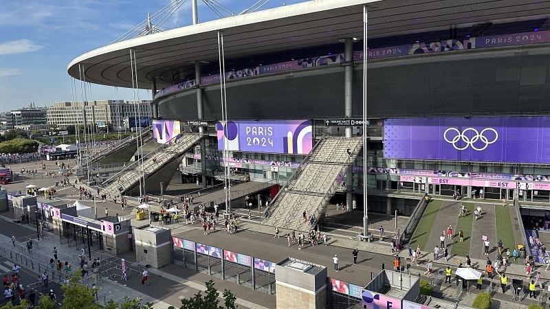 Sân vận động Stade de France, nơi diễn ra lễ bế mạc Olympic Paris 2024